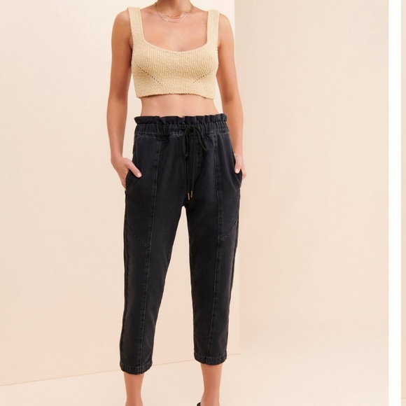 Anthropologie Denim - Anthropologie Free People Pistola Cam Cropped Paperbag Jeans in Medium